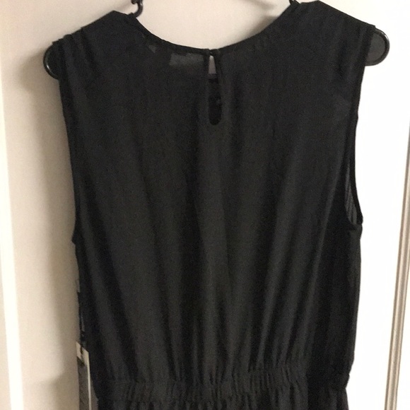 Forever 21 Black Sleeveless Metals Dress Top M - Picture 5 of 6
